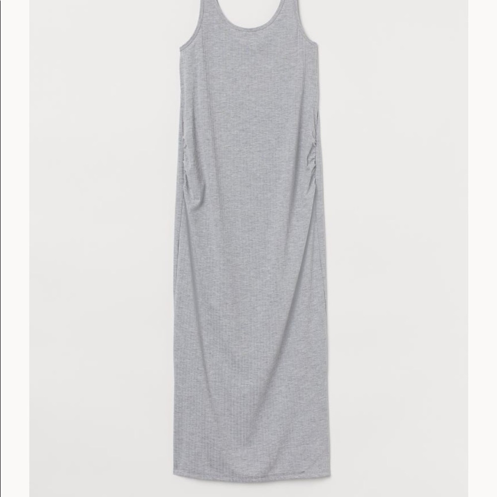 Maternity Bodycon Grey Dress